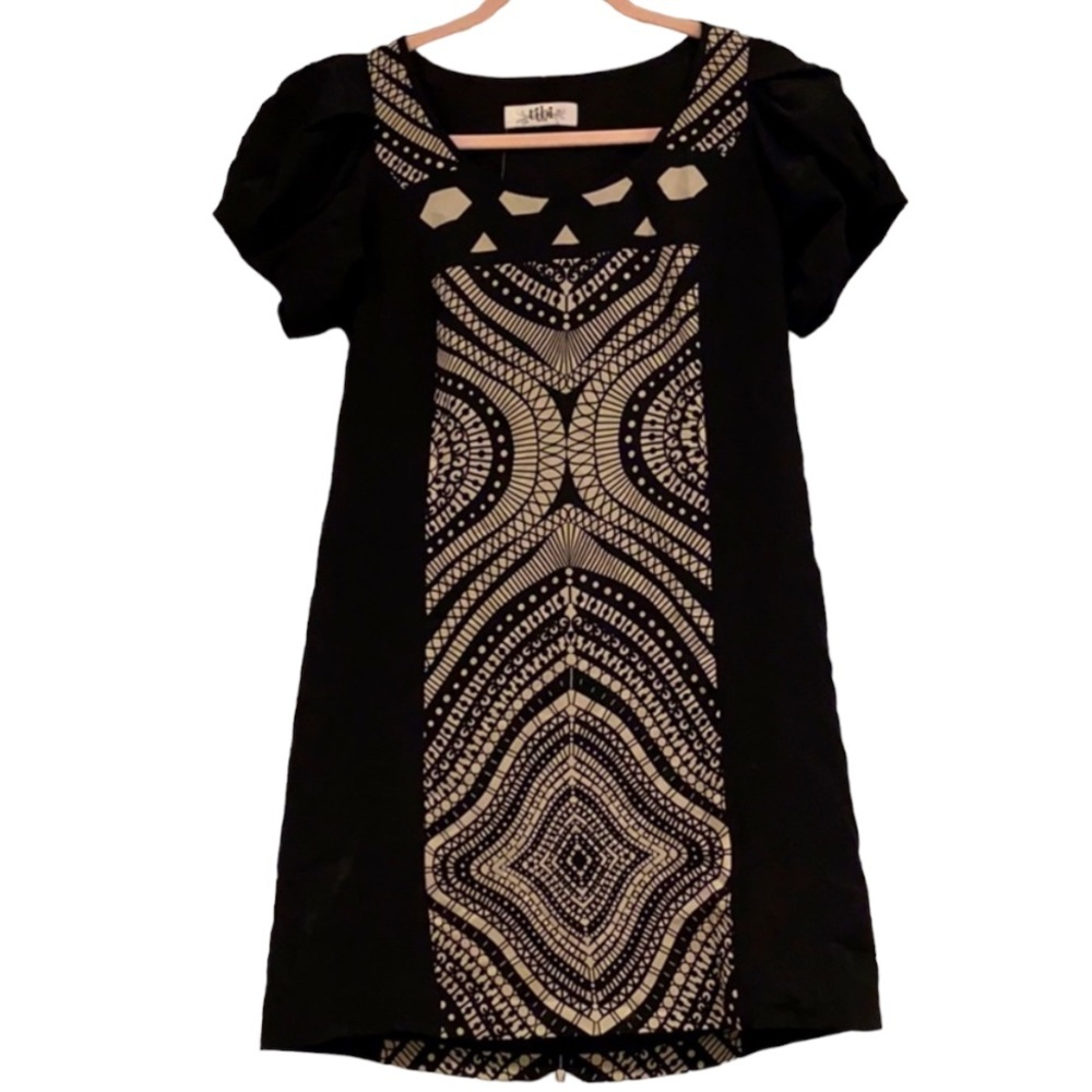 Toni Tribal Silk Mini Dress